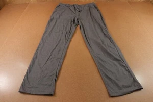 Eddie Bauer Mens Large Charcoal Heather Pocketed Straight Leg Lounge Pants New - Picture 1 of 9