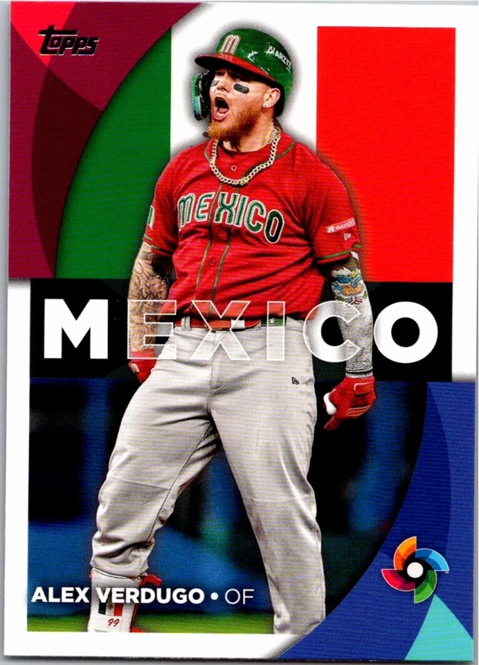 2023 Topps Series 1 BASEBALL #WBC-29 ALEX VERDUGO - Image 1 of 2