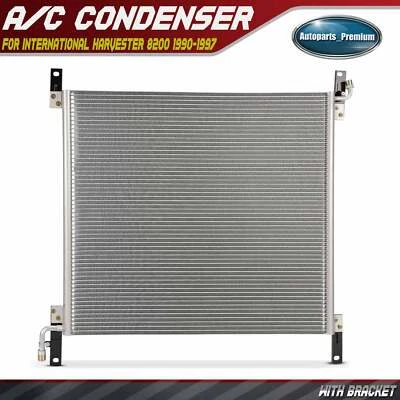 Condensador de aire acondicionado con soporte para International Harvester 8200 1990-1997 8300 2554 Foto 1 de 4