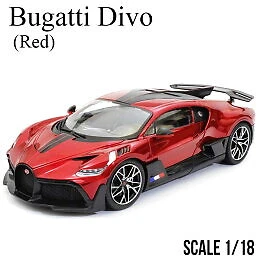 Minicar 1 18 Bugatti Divo Red Bburago Bugatti Divo KYOSHO Brago Kyosho Model Car - Image 1 of 4