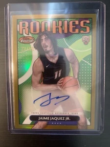 2023-24 Topps Finest Jaime Jaquez Jr. Finest Rookie Autograph Gold Refractor /50 - Picture 1 of 2