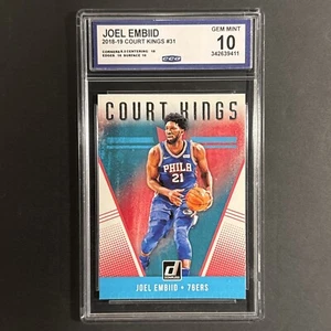 JOEL EMBIID 2018-19 Donruss #31 Court Kings Philadelphia 76ers CCG10 Gem Mint - Picture 1 of 2