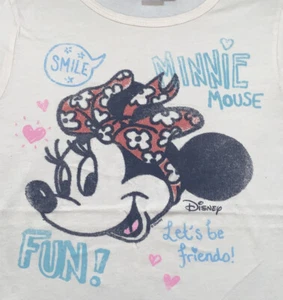 DISNEY MINNIE MOUSE T-SHIRT SIZE 12 LET’S BE FRIENDS/ SMILE/FUN GAP KIDS CUTE!! - Picture 1 of 4