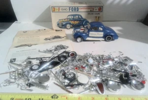 GREAT FIND AMT 3 in 1 Customizing 1940 FORD Deluxe Coupe TROPHY SERIES Nice Set - Picture 1 of 13