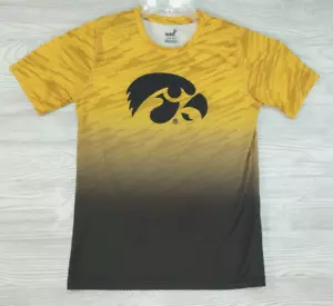 Camisa NCAA Iowa Hawkeyes Unisex JUVENTUD Grande 14/16 Logo Ropa Activa Poliéster Top - Imagen 1 de 8