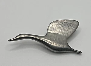 Spilla vintage artigianale in peltro Canada oca spilla design Federico 2" - Foto 1 di 6