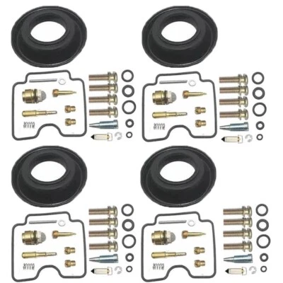 4 PARA SUZUKI GSF1200 GSF1200S Bandit 2001-2005 Kit de reparación de carburador + diafragma Foto 1 de 3
