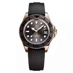 Reloj Pagani Design PD 1651 Hombre Automático Submarino En Goma Negra - Imagen 1 de 8