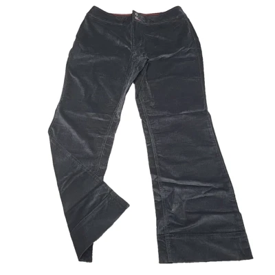 Pantalones de pana fina Peace Love World para mujer con bolsillos talla 14 negros Foto 1 de 4