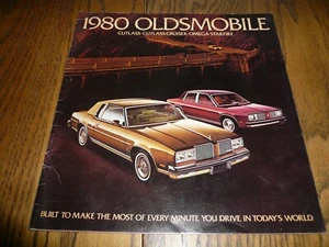 Oldsmobile Cutlass Omega Starfire Cutlass Cruiser 1980 folleto de ventas - Imagen 1 de 7
