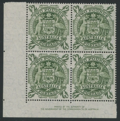 Australia #221 Mint Inscription Block Cover