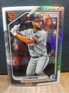 2024 Bowman Mega Box Mojo #12 Luis Matos Rookie San Francisco Giants - Picture 1 of 1