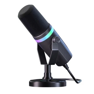 Micro PC USB XLR RGB PC ordinateur micro gaming pour enregistrement en streaming - Photo 1/11