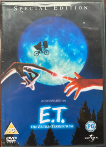E. T. el Extraterrestre DVD 1982 Spielberg Familia Sci-Fi Movie Clásico 2 Disco