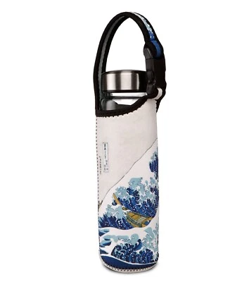 Botella de cristal Goebel con funda de neopreno Katsushika Hokusai Die Welle novedad 2021 Foto 1 de 3