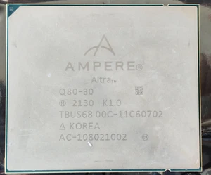 Ampere Q80-30 2130 ARM 128 Core 128 Thread LGA4926  Technology CPU - Afbeelding 1 van 3