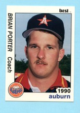 1990 Minor League Cards  #21 Brian Porter - Auburn Astros