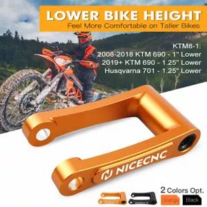 CNC 1.25" Rear Suspension Drop Lowering Link For KTM 690 Enduro/SMC/R 2019-2022 - Picture 1 of 13