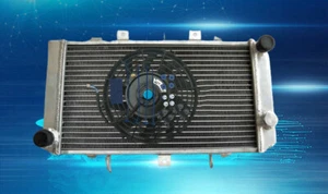 For Kawasaki Z750 Z750S Z750R ZR750 Z/ZR 750 2004-2011 04 Aluminum Radiator+FAN - Bild 1 von 7