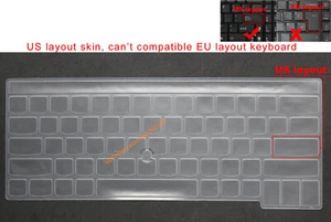 Keyboard Skin for IBM Lenovo ThinkPad T440S T431s S440 E431 T495 E495 T480s T490 - Picture 1 of 6