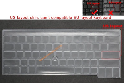 Keyboard Skin for IBM Lenovo E470 E450 E460 E480 E490 T440 T450 T460s T470 T480 - Image 1 of 4