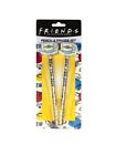 Official Friends TV Show Stationery 2 Pack Pencil And Rubber Eraser Topper Gift