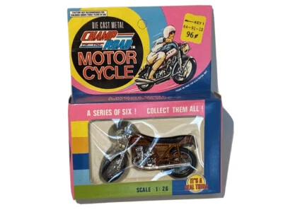 RARE/Vintage 1:26 Diecast Champ of the Road Motor Cycle. Kawasaki - Image 1 of 4