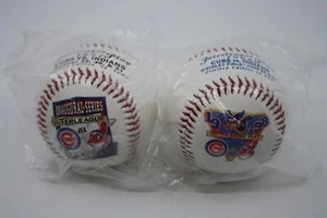Cubs vs Indians 1997-98 Limited Edition Inaugural Interleague Play Baseballs NOS - Picture 1 of 21