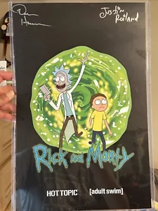 Justin Roiland/Dan Harmon Signed Rick and Morty Poster Autograph - Picture 1 of 1