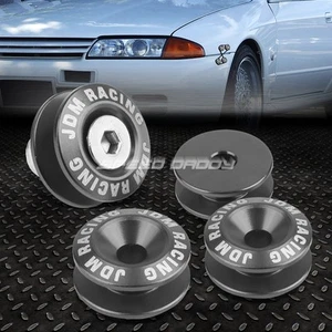 GUNM ALUMINUM QUICK RELEASE FASTENER/WASHER FOR BUMPER/FENDER/TRUNK/HATCH/LIP - Picture 1 of 5