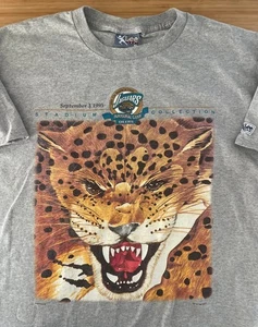 Jacksonville Jaguars Vintage 1995 Shirt Inaugural Game XL Single Stitch 90's NFL - Picture 1 of 8