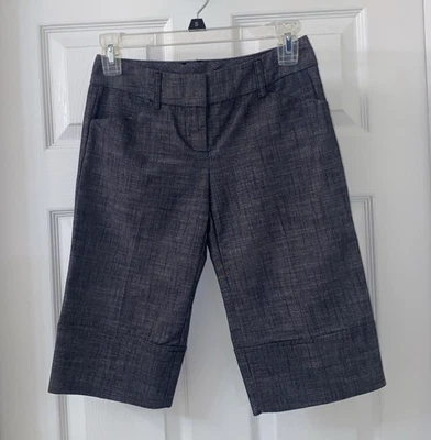 PANTALONES DE VESTIR CAPRI GRISES BYER CALIFORNIA ROPA B PARA MUJER TALLA-0 Foto 1 de 4