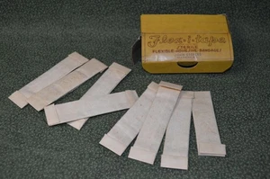 Vintage John Stevens Flex I Tape Band-Aids Original Box & Sterilized Bandages ! - Picture 1 of 7