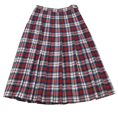 VTG 1960s Pendleton Authentic Dress Macduff Tartan Pleated Wool Skirt Size 10 - Image 1 of 4