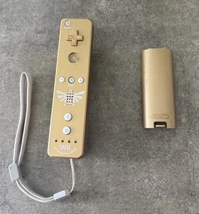 Nintendo Wii Zelda Skyward Sword Gold Remote Controller Motion Plus Control - Picture 1 of 3