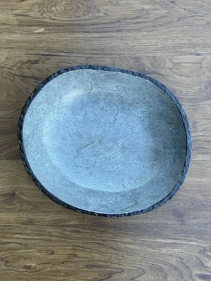 Elite Global Solutions 164 oz Oval Melamine Serving Bowl, Coal (M14123OV-CO) - Image 1 of 4