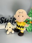 Steiff Disney Set 658228 Komik Charlie Brown 18cm 658297 Hund Snoppy 9 cm SELTEN