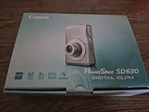 Canon Powershot SD630 DIGITAL ELPH , BOX-NO CAMERA - Picture 1 of 6