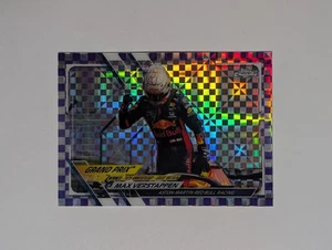 Max Verstappen 2021 Topps Chrome F1 Formula 1 Red Bull #142 Purple Checker /199 - Picture 1 of 2