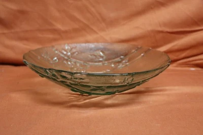 Ensaladera de vidrio Pier One con patrón de bambú. Etiqueta 148d Foto 1 de 4