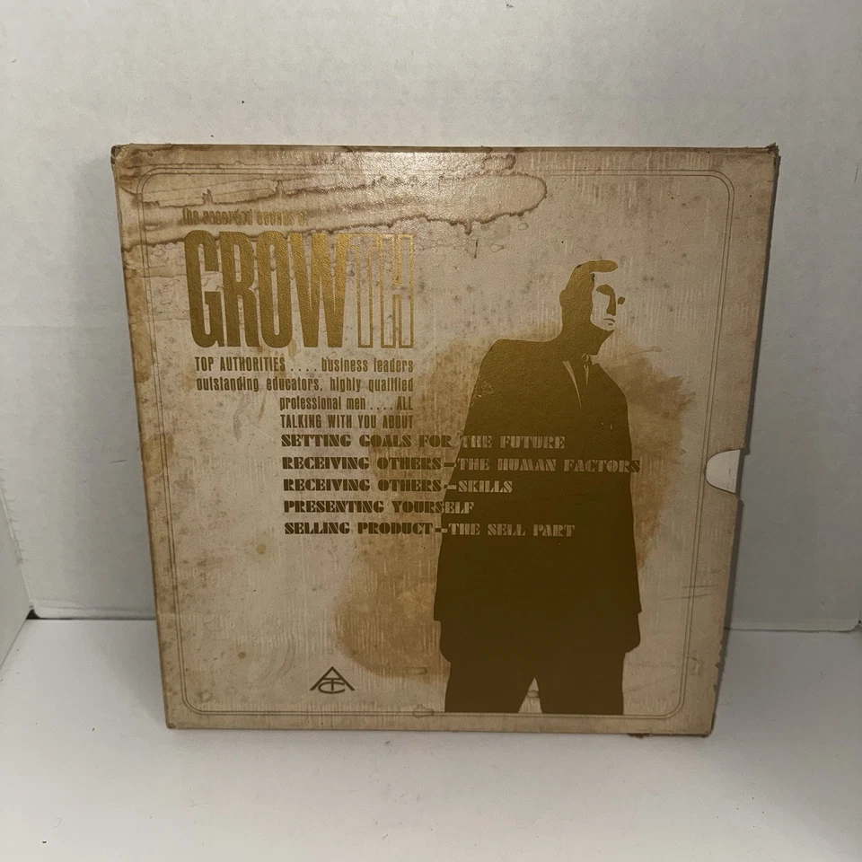 Cadillac Recorded Sounds of Growth 5-LP Set Earl Nightingale 1960s Training RARE - Image 1 of 4