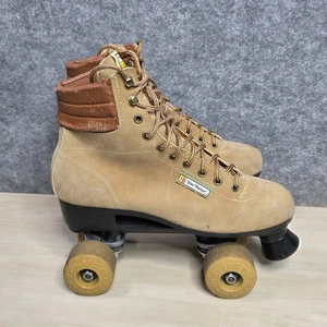 Vintage Free Former Rollschuhe braun Wildleder Herren Größe 9 Damen 11 - Bild 1 von 12