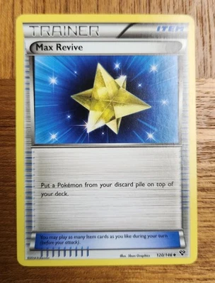 Uncommon Max Revive Pokemon Trainer Card, XY Set 120/146 - Image 1 of 2