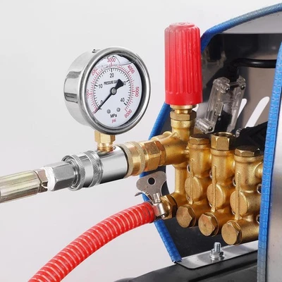 Pressure Washer Gauge 6000psi High Pressure 3/8in Quick Connect Parts Accessorie