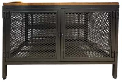 Nueva mesa de almacenamiento IKEA FJALLBO negra 905.395.76 Foto 1 de 4