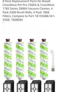 Replacement Brush Roller and Filters for Bissell CrossWave Vacuum, CrossWave Pet - Picture 1 of 7
