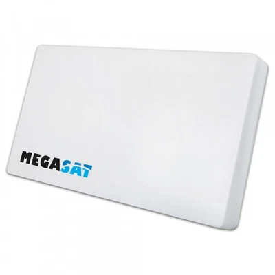 Megasat Sat Flachantenne D2 Profi Line Twin LNB austauschbar 2 Teilnehmer - Bild 1 von 4