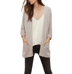 Aritzia Wilfred Free Women's Size XXS Knit Cardigan Duster Lux Jersey Casual - Picture 1 of 10