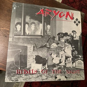 PRIVATE HEAVY METAL 1983 Lp Aryon Rebels Of The Night - REAL PEOPLE CALIFORNIA - Imagen 1 de 16