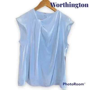 Worthington Damen ärmellose Bluse Größe L - Bild 1 von 8